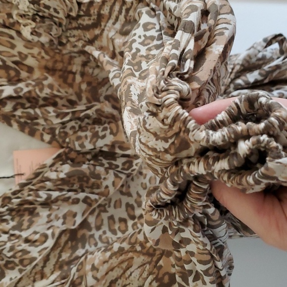 NWT Spell and the Gypsy Leopard Ada  Print Boho maxi dress size small - Picture 11 of 12